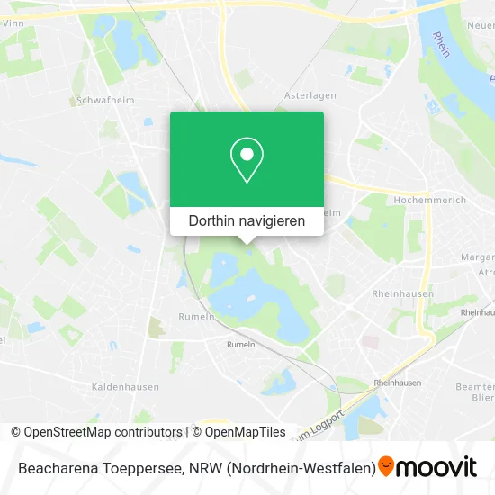 Beacharena Toeppersee Karte