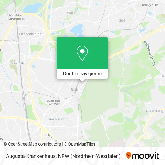 Augusta-Krankenhaus Karte