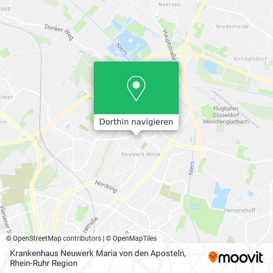 Krankenhaus Neuwerk  Maria von den Aposteln Karte