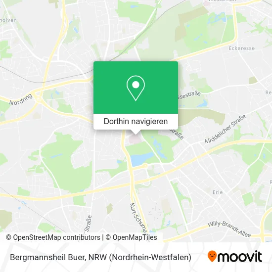 Bergmannsheil Buer Karte