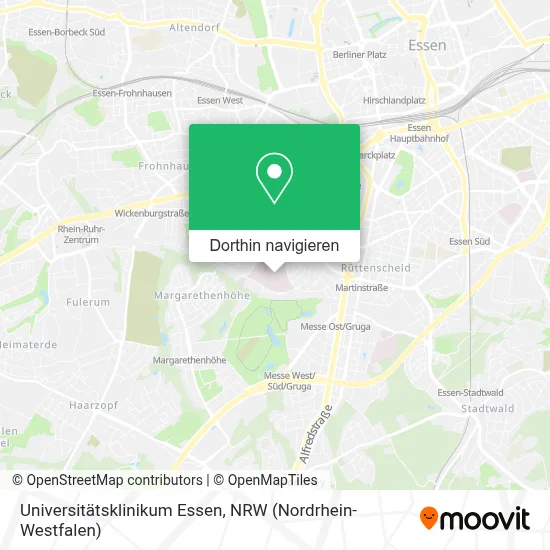 Universitätsklinikum Essen Karte