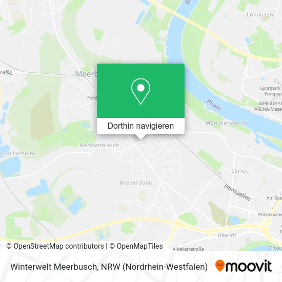 Winterwelt Meerbusch Karte