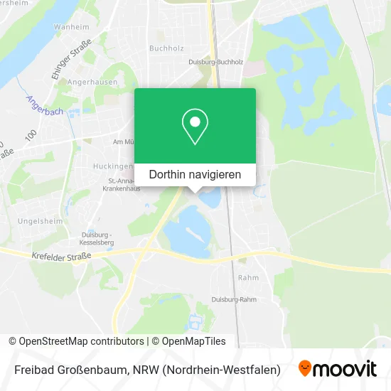 Freibad Großenbaum Karte