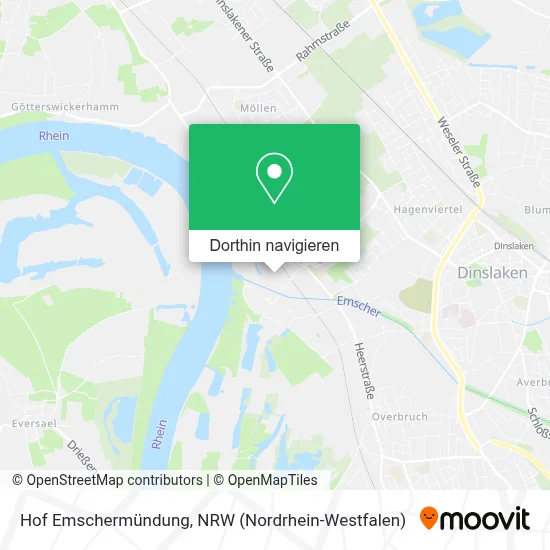 Hof Emschermündung Karte