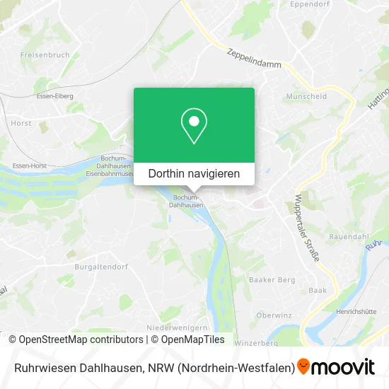 Ruhrwiesen Dahlhausen Karte