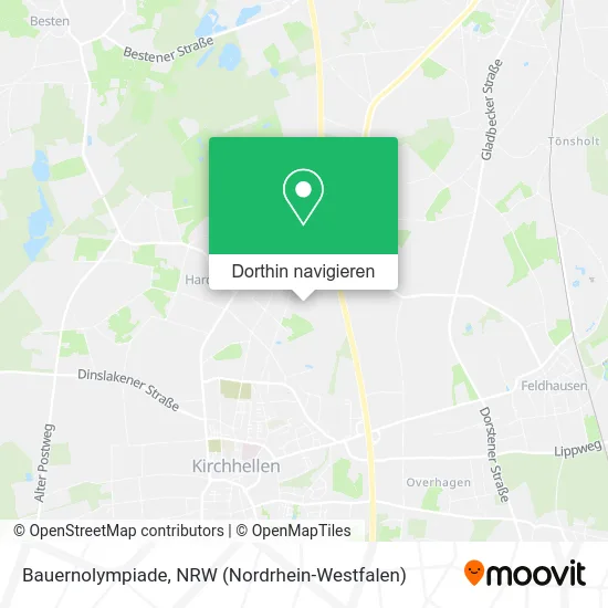 Bauernolympiade Karte