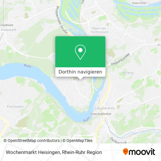 Wochenmarkt Heisingen Karte