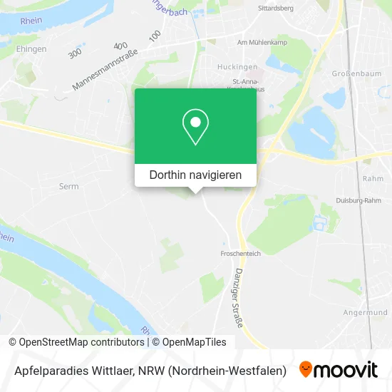 Apfelparadies Wittlaer Karte