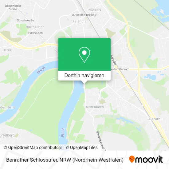 Benrather Schlossufer Karte