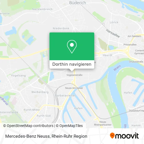 Mercedes-Benz Neuss Karte