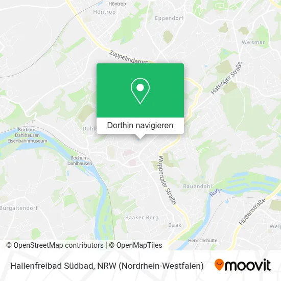 Hallenfreibad Südbad Karte