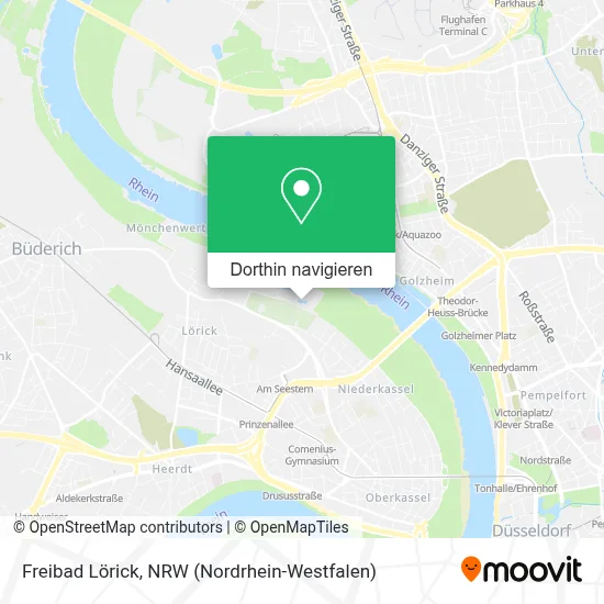 Freibad Lörick Karte