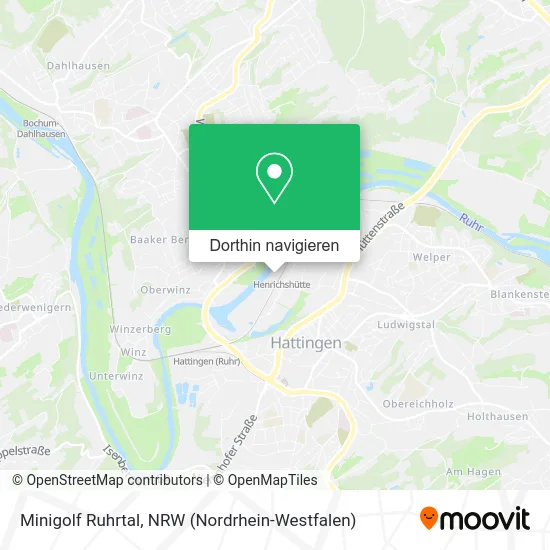 Minigolf Ruhrtal Karte