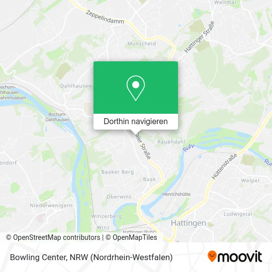 Bowling Center Karte