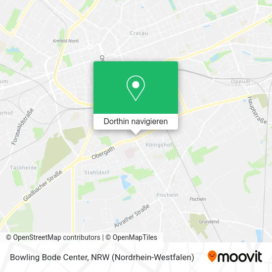 Bowling Bode Center Karte