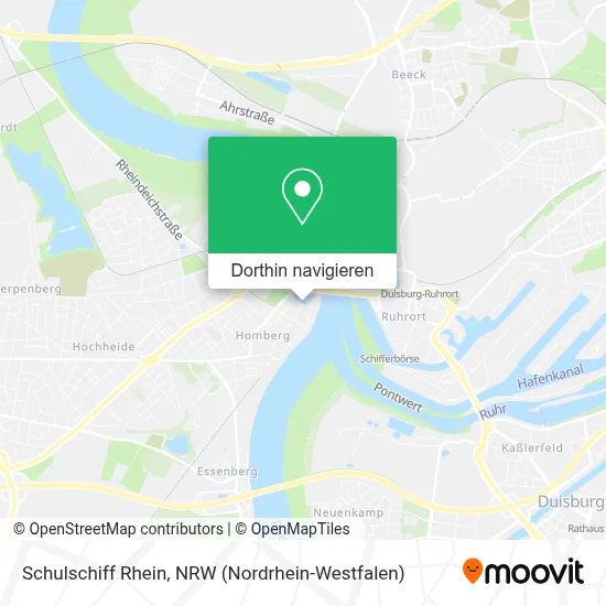 Schulschiff Rhein Karte