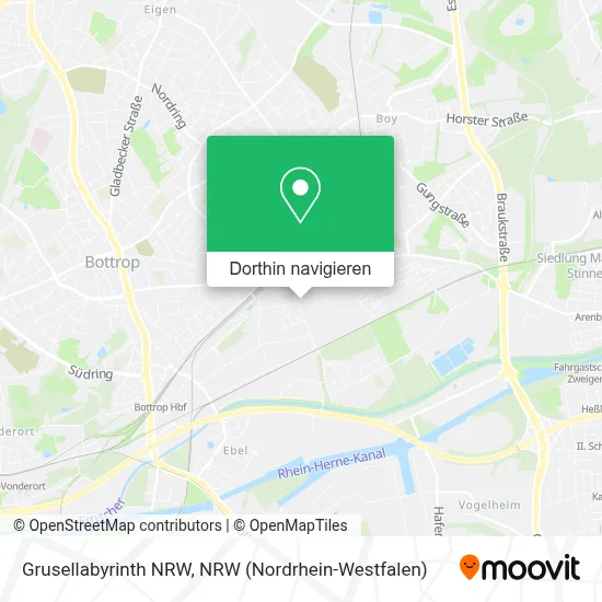 Grusellabyrinth NRW Karte