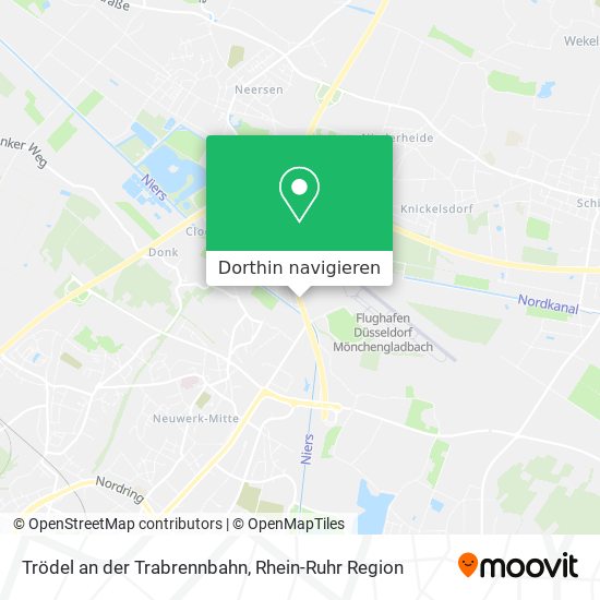 Trödel an der Trabrennbahn Karte