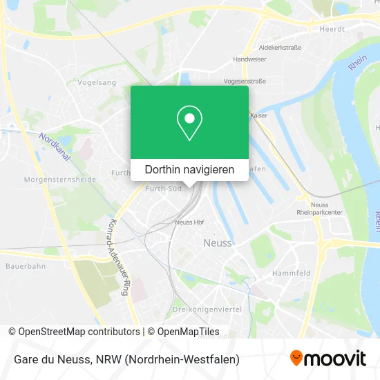 Gare du Neuss Karte