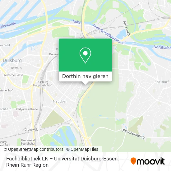Fachbibliothek LK – Universität Duisburg-Essen Karte