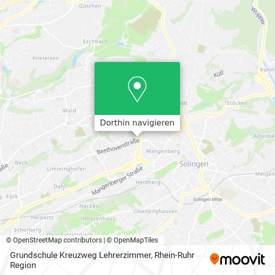 Grundschule Kreuzweg Lehrerzimmer Karte