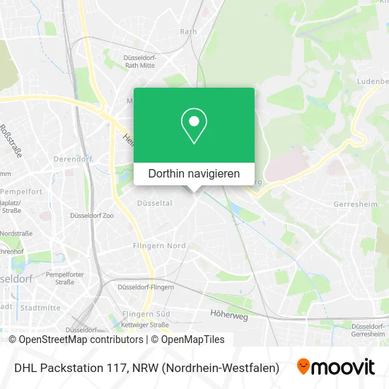 DHL Packstation 117 Karte