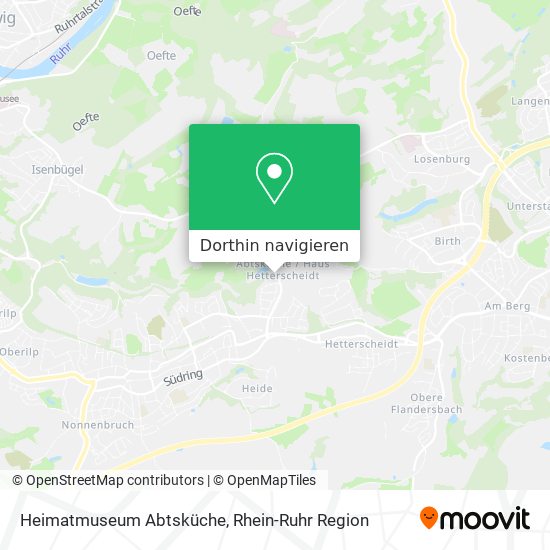 Heimatmuseum Abtsküche Karte