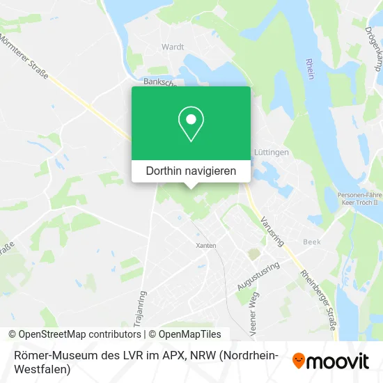 Römer-Museum des LVR im APX Karte
