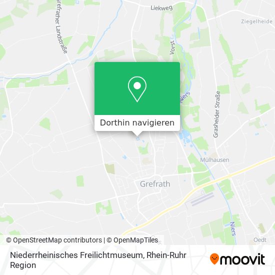 Niederrheinisches Freilichtmuseum Karte