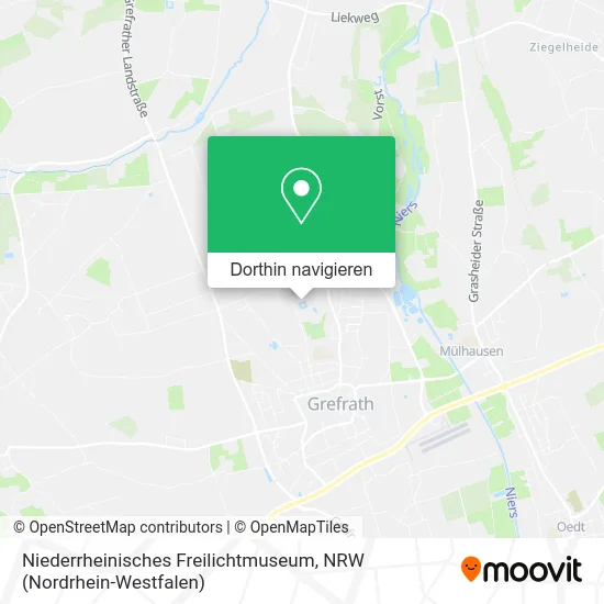 Niederrheinisches Freilichtmuseum Karte