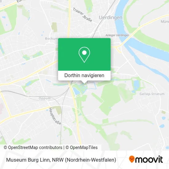 Museum Burg Linn Karte