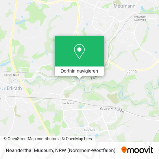 Neanderthal Museum Karte