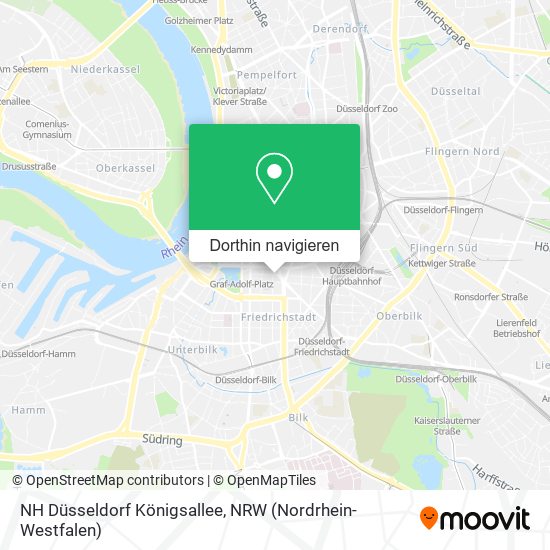 NH Düsseldorf Königsallee Karte