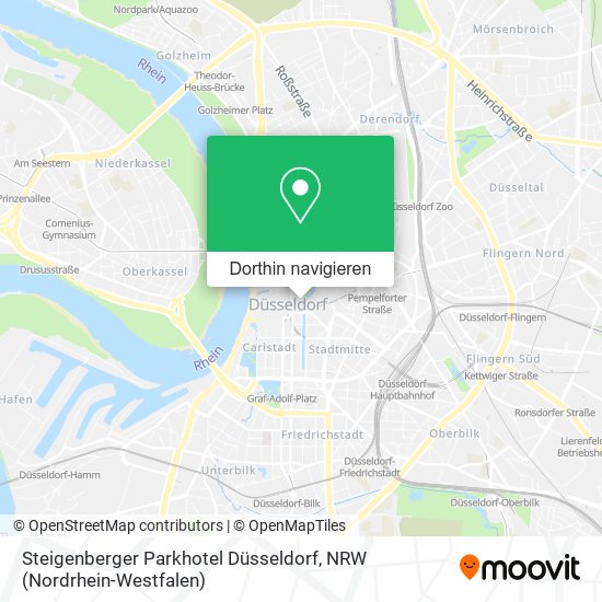 Steigenberger Parkhotel Düsseldorf Karte