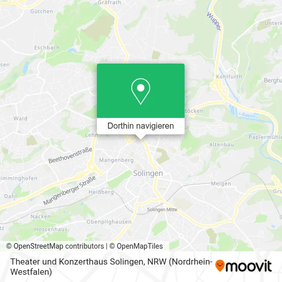 Theater und Konzerthaus Solingen Karte