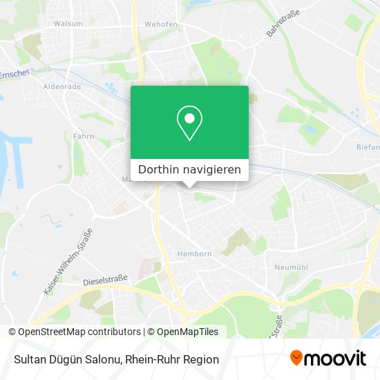 Sultan Dügün Salonu Karte