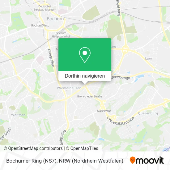Bochumer Ring (NS7) Karte