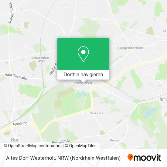 Altes Dorf Westerholt Karte