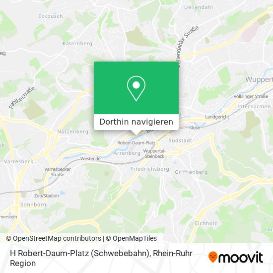 H Robert-Daum-Platz (Schwebebahn) Karte