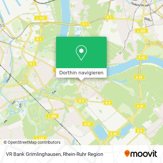 VR Bank Grimlinghausen Karte