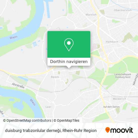 duisburg trabzonlular derneği Karte