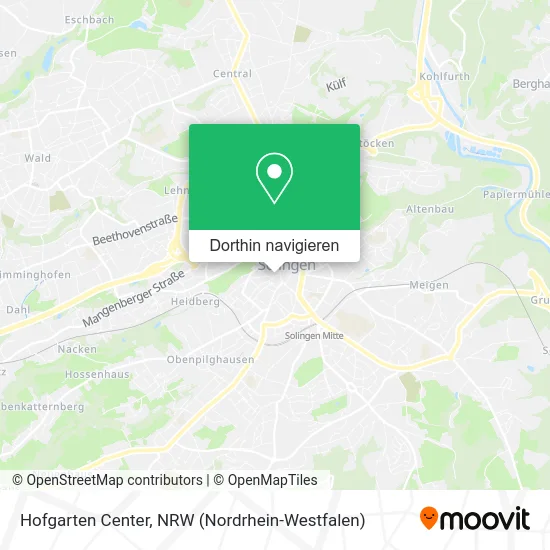 Hofgarten Center Karte