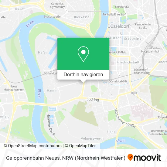 Galopprennbahn Neuss Karte