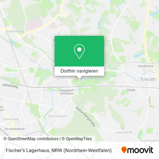 Fischer's Lagerhaus Karte