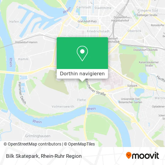 Bilk Skatepark Karte