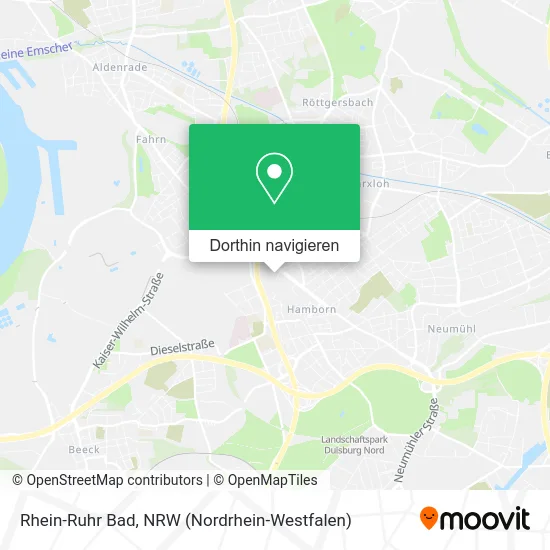 Rhein-Ruhr Bad Karte