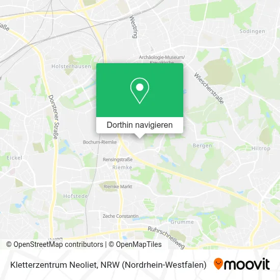 Kletterzentrum Neoliet Karte