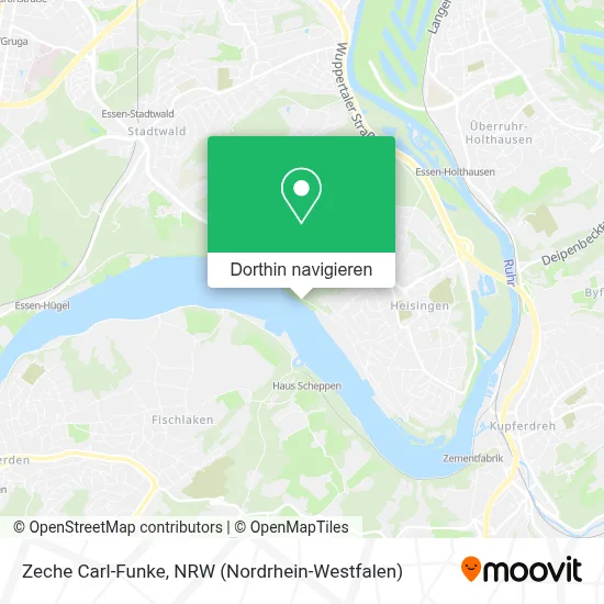 Zeche Carl-Funke Karte