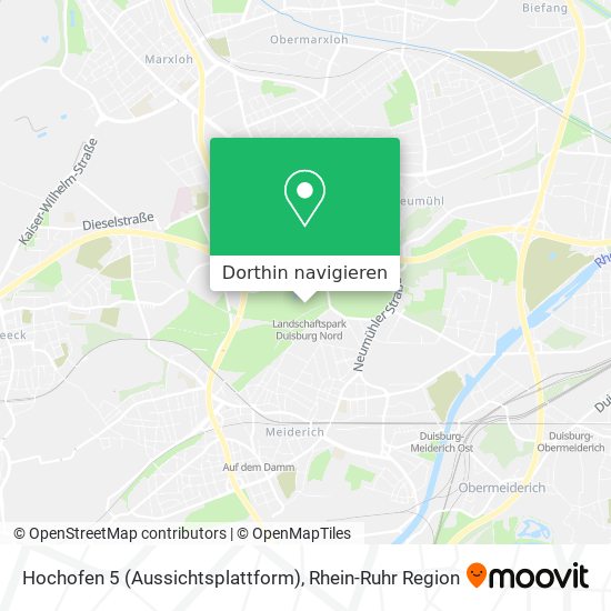 Hochofen 5 (Aussichtsplattform) Karte