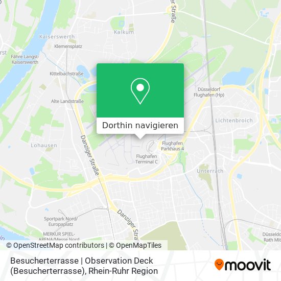 Besucherterrasse | Observation Deck Karte